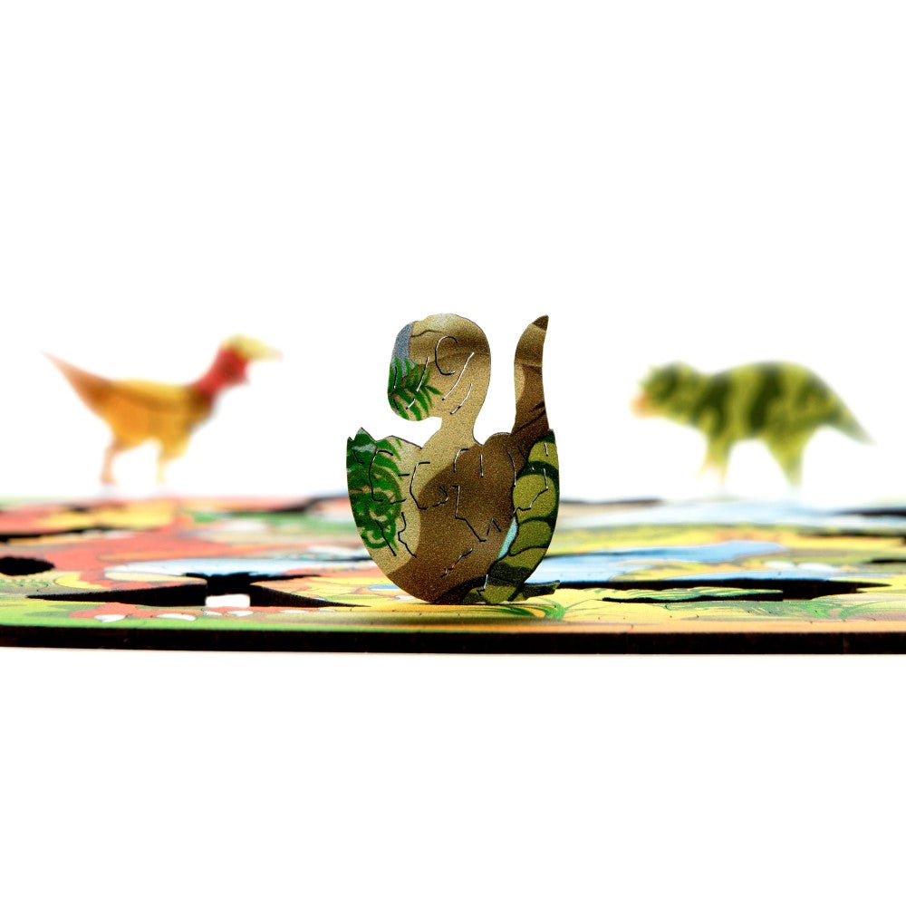 Tyrannosaurus Family Wooden Puzzle Set