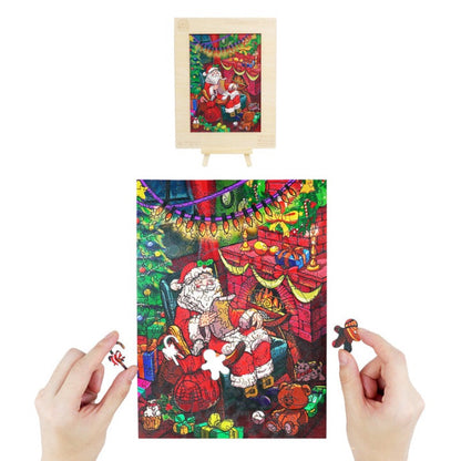 Christmas Eve Wooden Jigsaw Puzzle