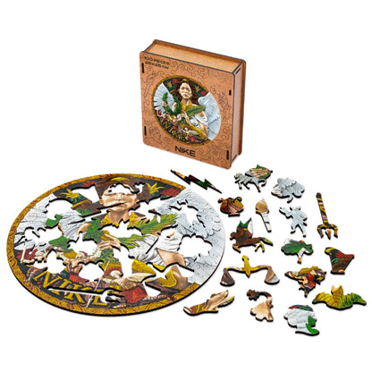 Nike Goddess Of Victory Themed Wooden Puzzle