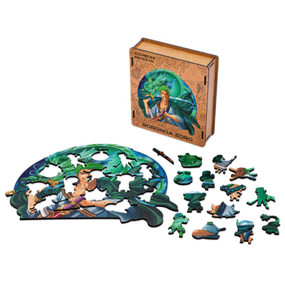 Roronoa Zoro Themed Wooden Puzzle