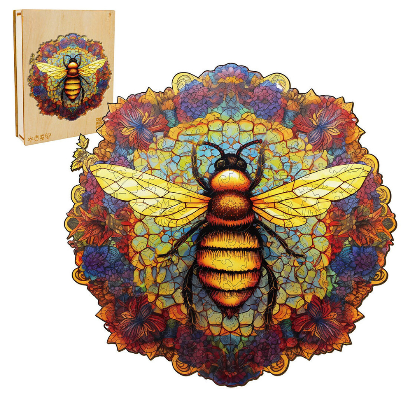 Bee Wooden Jigsaw Puzzle