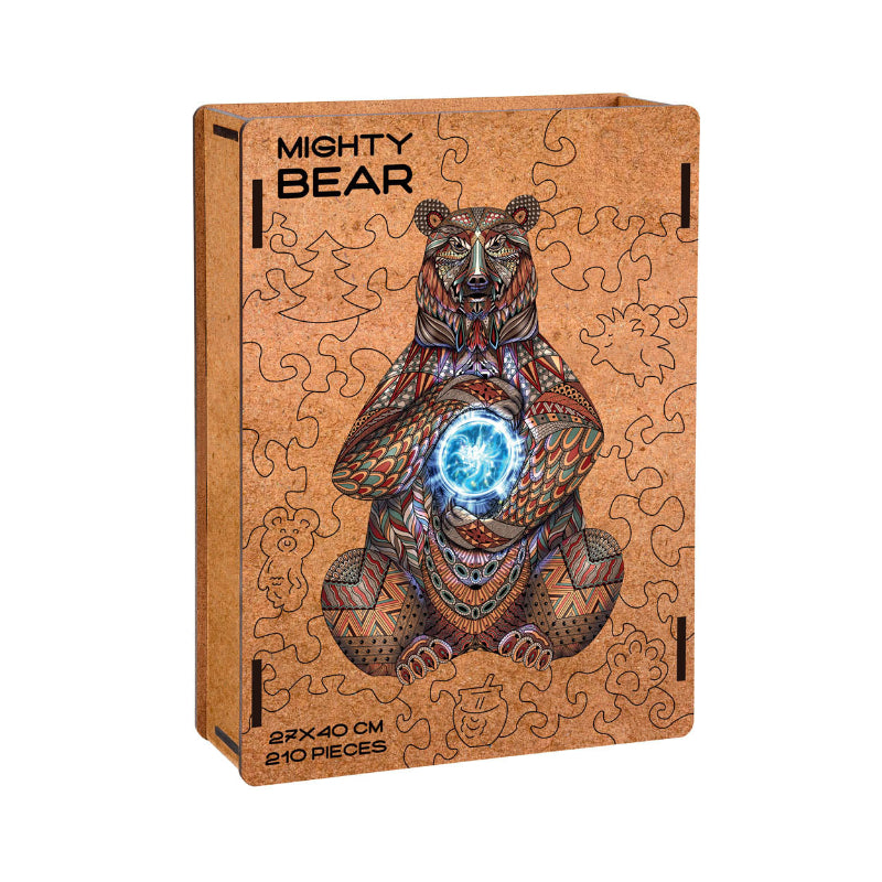 Detailed Bear Wooden Jigsaw Puzzle