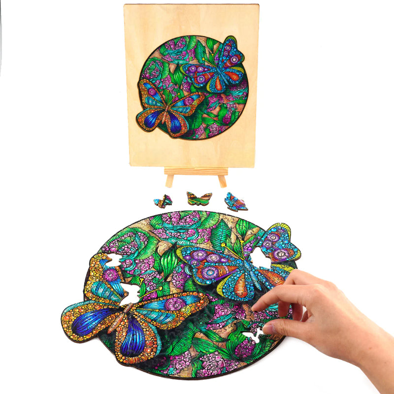 Butterfly Wooden Jigsaw Puzzle