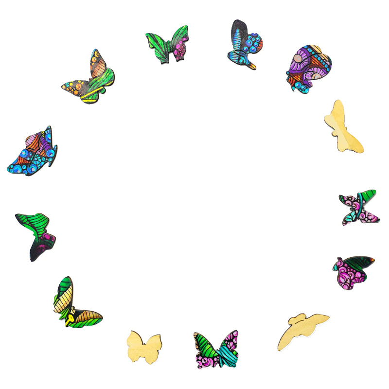 Butterfly Wooden Jigsaw Puzzle