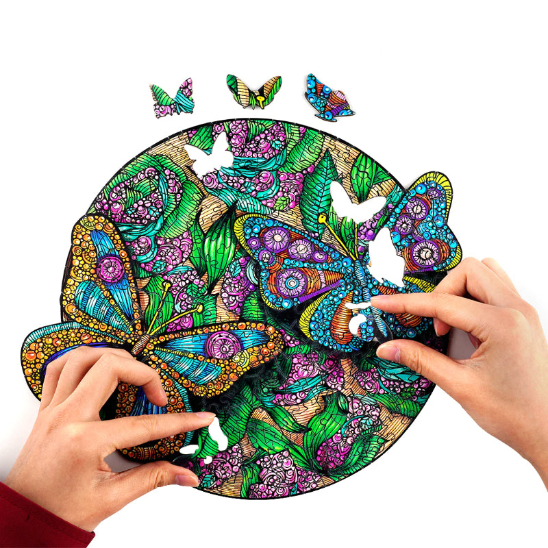 Butterfly Wooden Jigsaw Puzzle