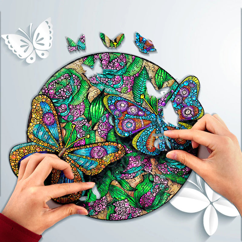 Butterfly Wooden Jigsaw Puzzle