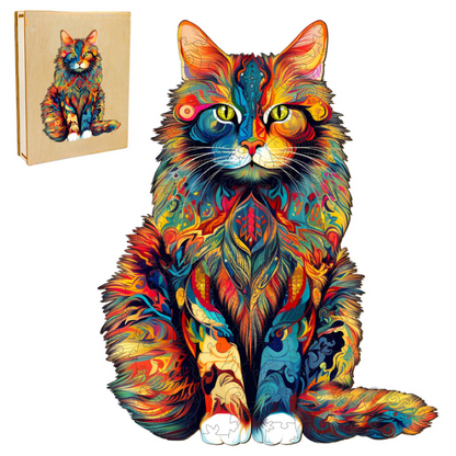 Cat Wooden Jigsaw Puzzle