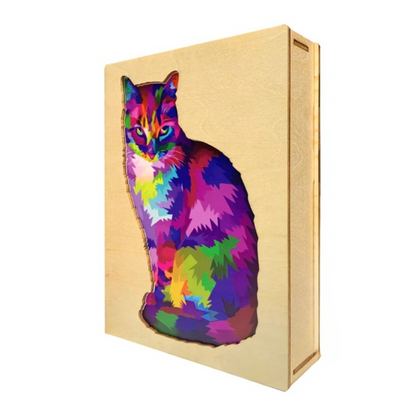 Cat Wooden Jigsaw Puzzle