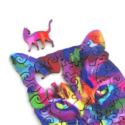 Cat Wooden Jigsaw Puzzle