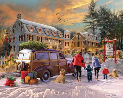 Christmas Inn Winter Jigsaw Puzzle