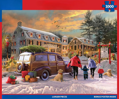 Christmas Inn Winter Jigsaw Puzzle