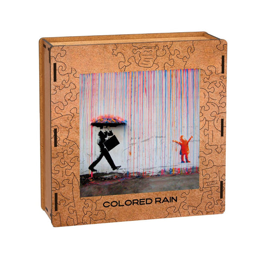 Colored Rain 450 Pieces Puzzle Set