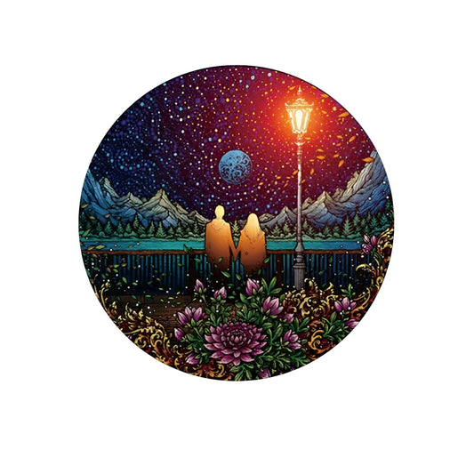 Starry Night Scenic Wooden Jigsaw Puzzle