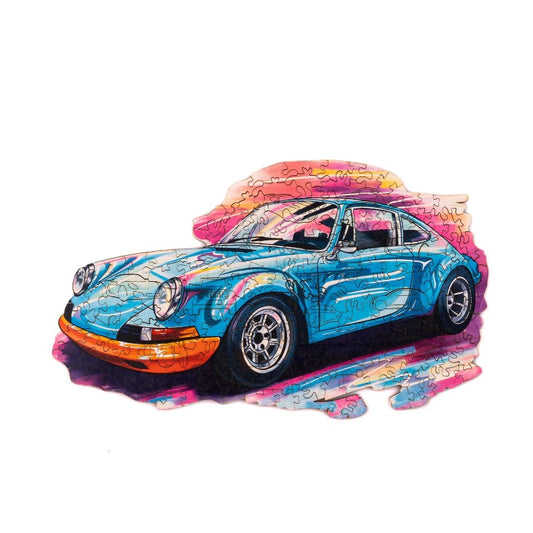 Sports Car Wooden Jigsaw Puzzle