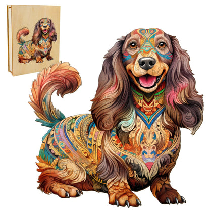 Dachshund Wooden Jigsaw Puzzle