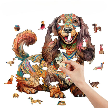 Dachshund Wooden Jigsaw Puzzle