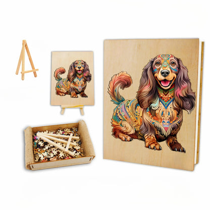 Dachshund Wooden Jigsaw Puzzle