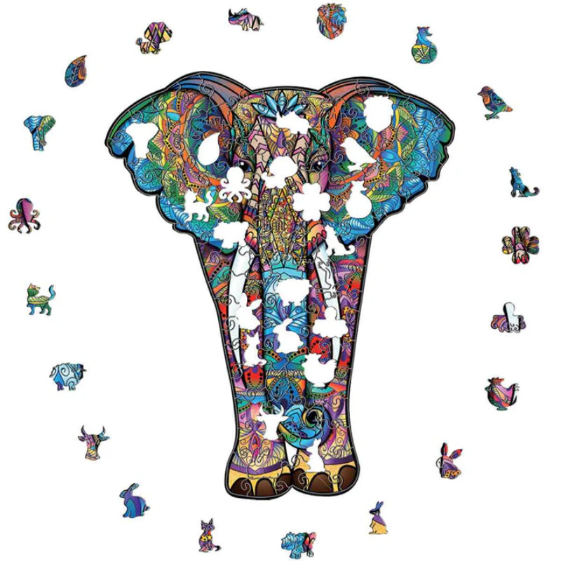 Elephant Wooden Jigsaw Puzzle