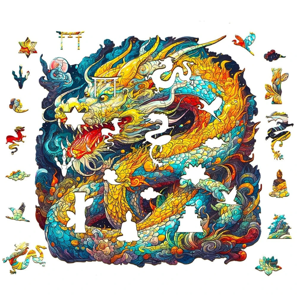 Dragon Wooden Jigsaw Puzzle