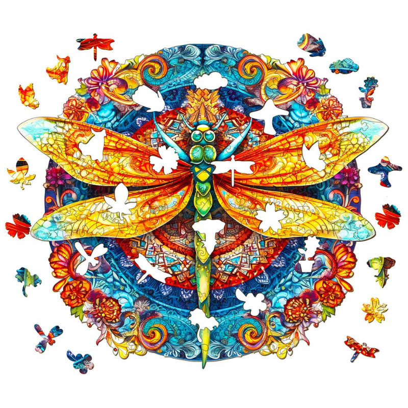 Dragonfly Wooden Jigsaw Puzzle