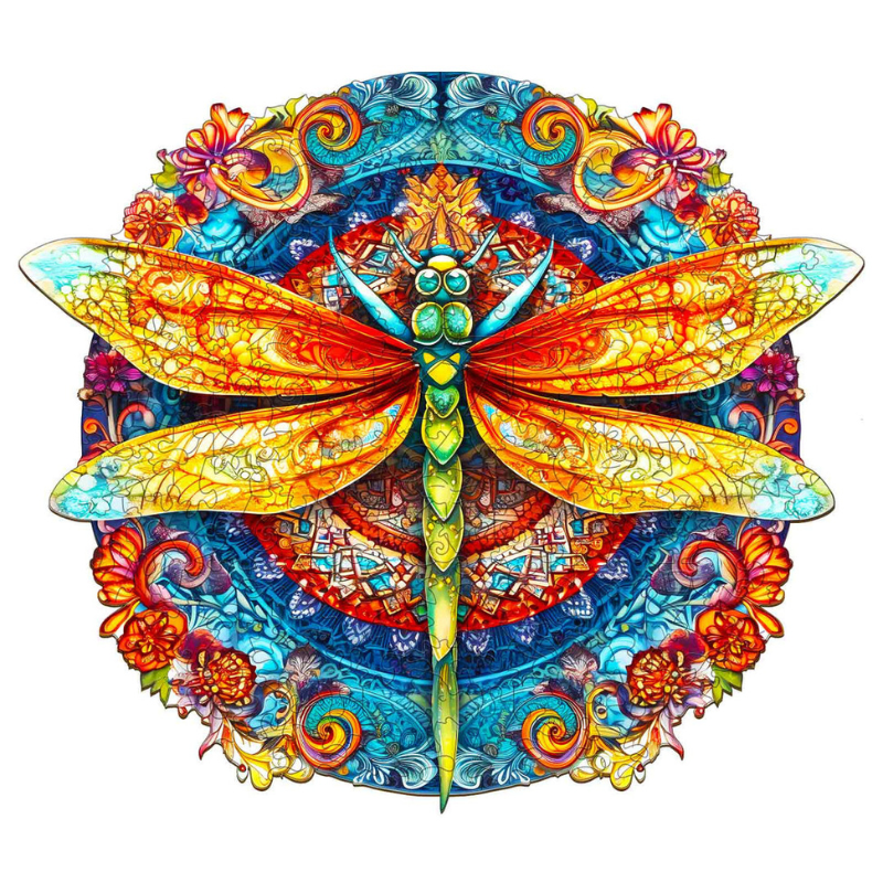 Dragonfly Wooden Jigsaw Puzzle