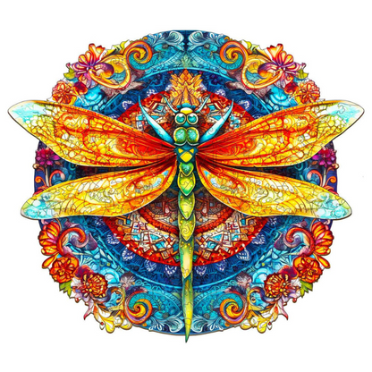 Dragonfly Wooden Jigsaw Puzzle