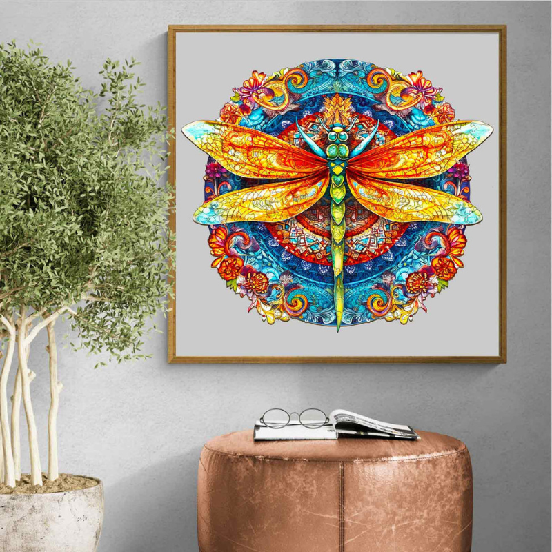 Dragonfly Wooden Jigsaw Puzzle