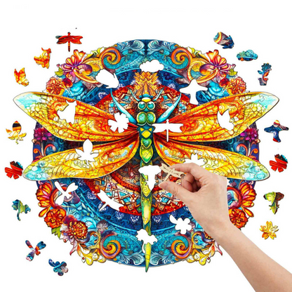 Dragonfly Wooden Jigsaw Puzzle