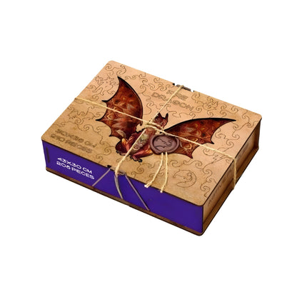 Fire Dragon Printed Wooden Jigsaw Puzzle