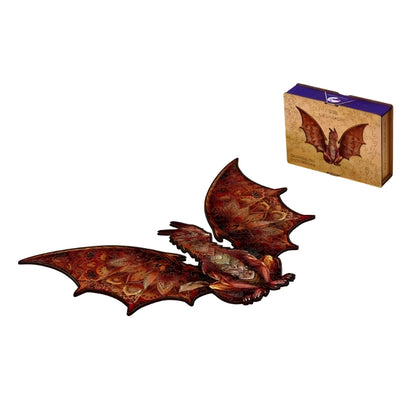 Fire Dragon Printed Wooden Jigsaw Puzzle