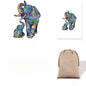 Elephant Family Wooden Jigsaw Puzzle