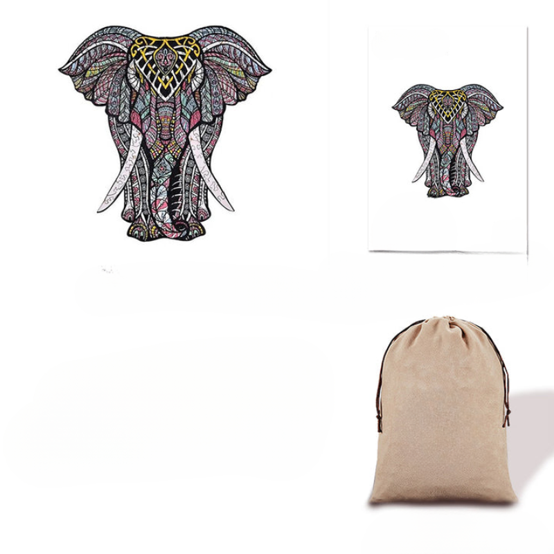 Elephant Wooden Jigsaw Puzzle