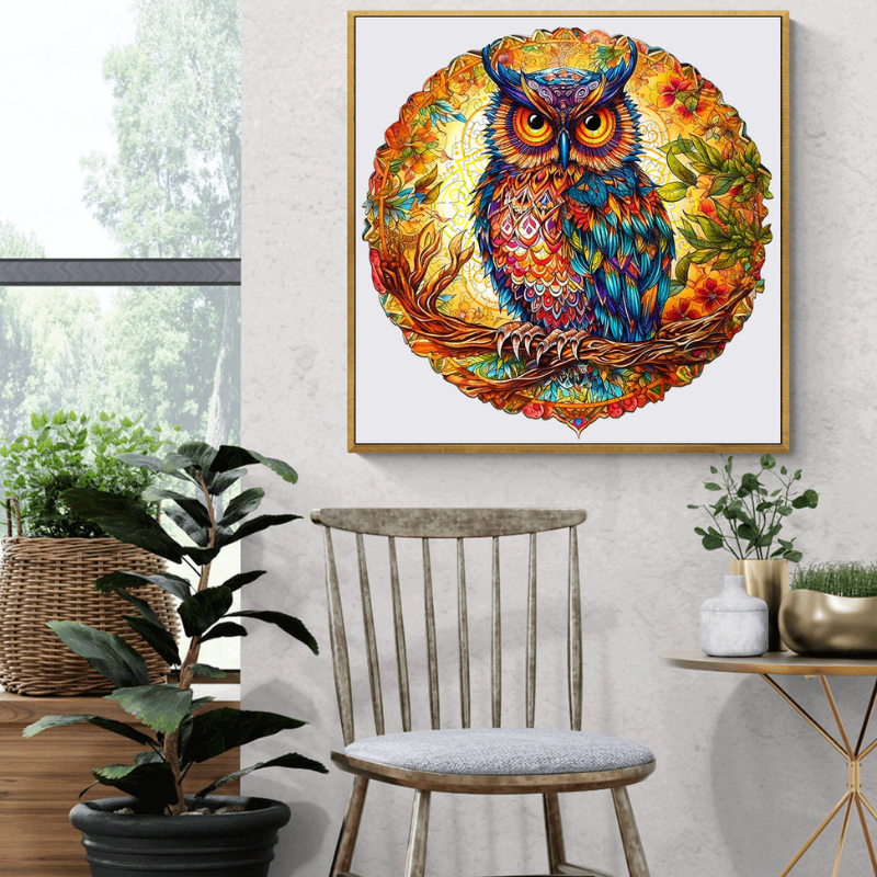 Enchanting Owl Wooden Jigsaw