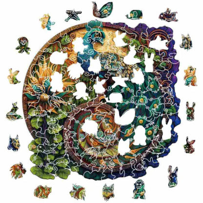 Majestic Peacock Wooden Jigsaw Puzzle