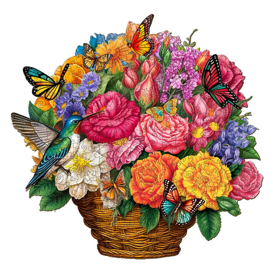 Flower Basket Jigsaw Puzzle