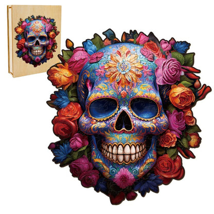 Artistic Flowers Wooden Jigsaw Puzzle