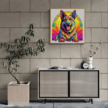 German Shepherd Wooden Jigsaw Puzzle