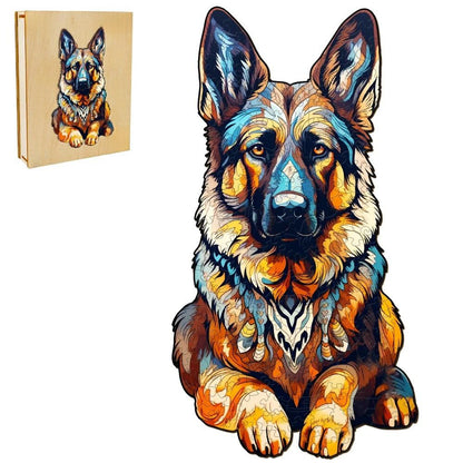 German Wooden Jigsaw Puzzle