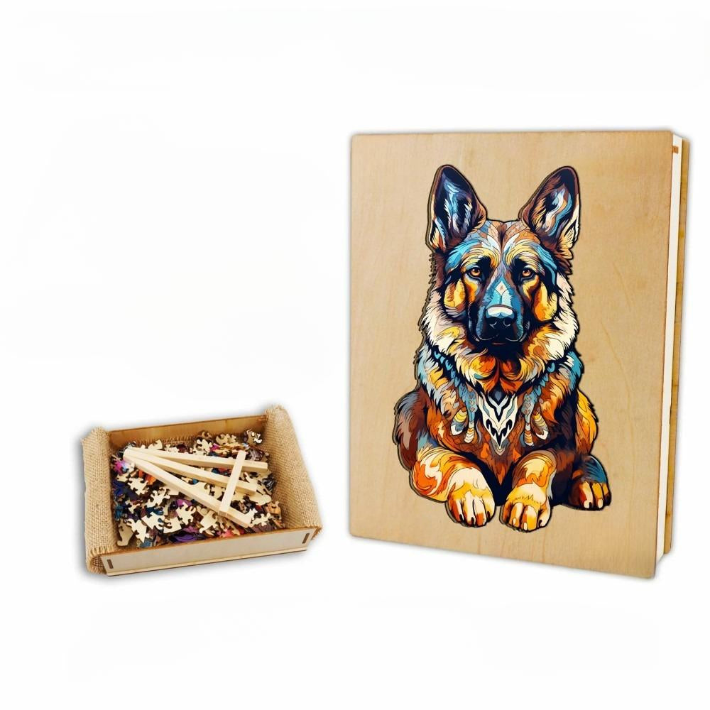 German Wooden Jigsaw Puzzle