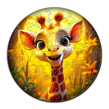 Giraffe Wooden Jigsaw Puzzle