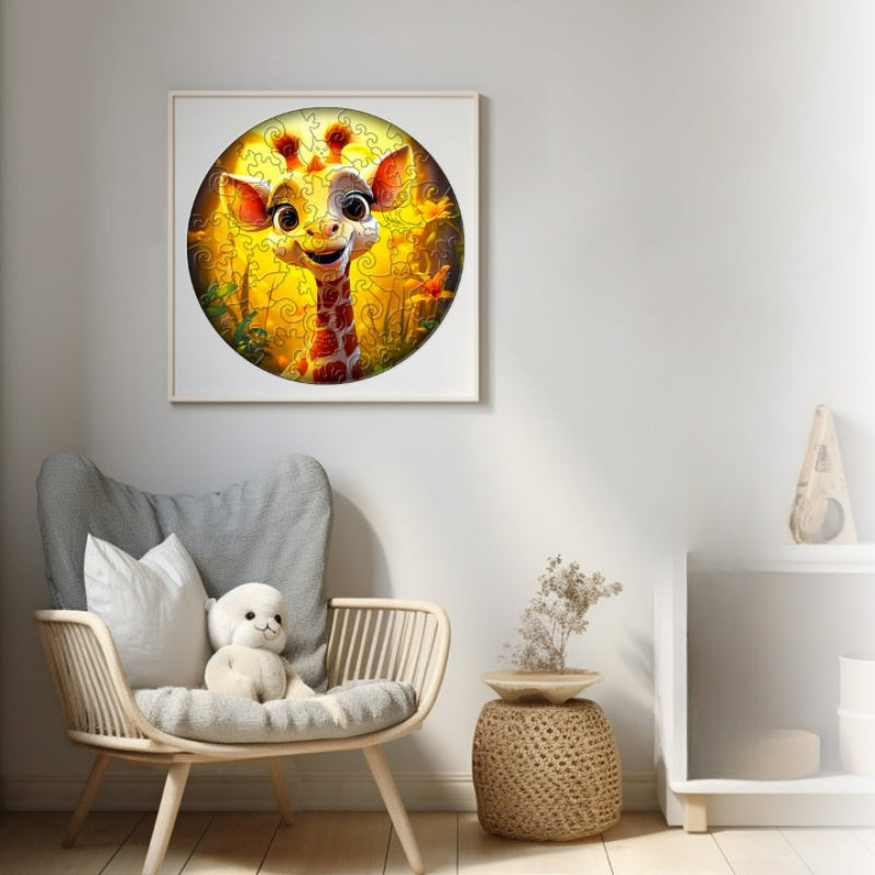 Giraffe Wooden Jigsaw Puzzle