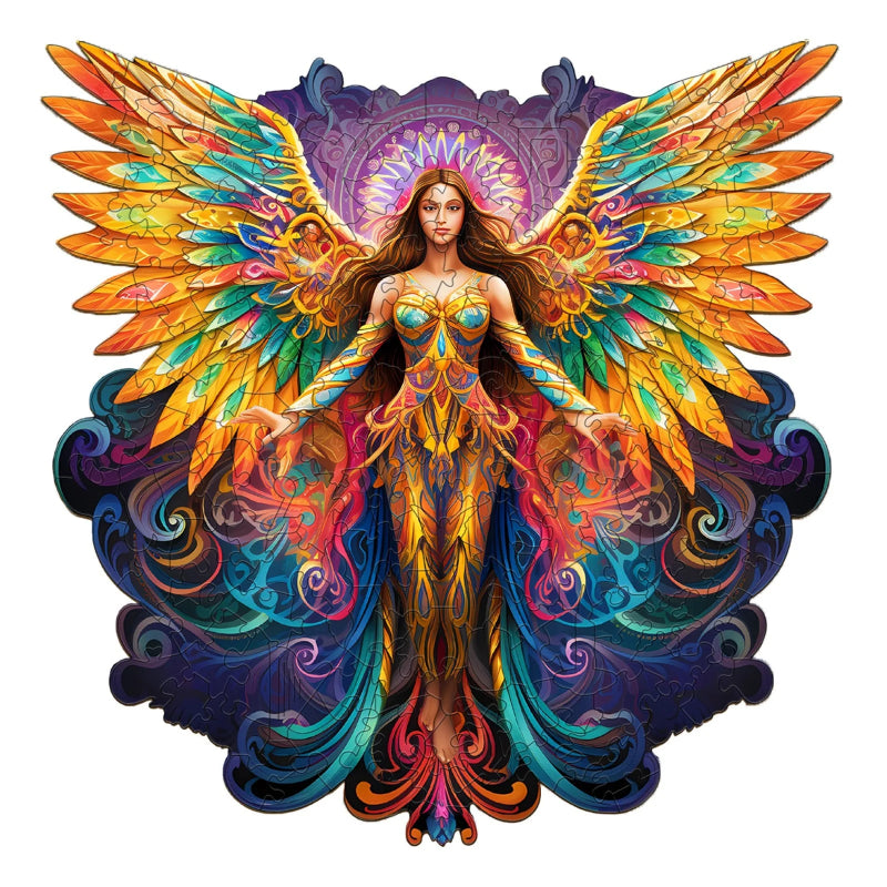 Girl With Wings Wooden Jigsaw Puzzle