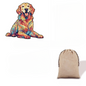 Golden Retriever Wooden Jigsaw Puzzle