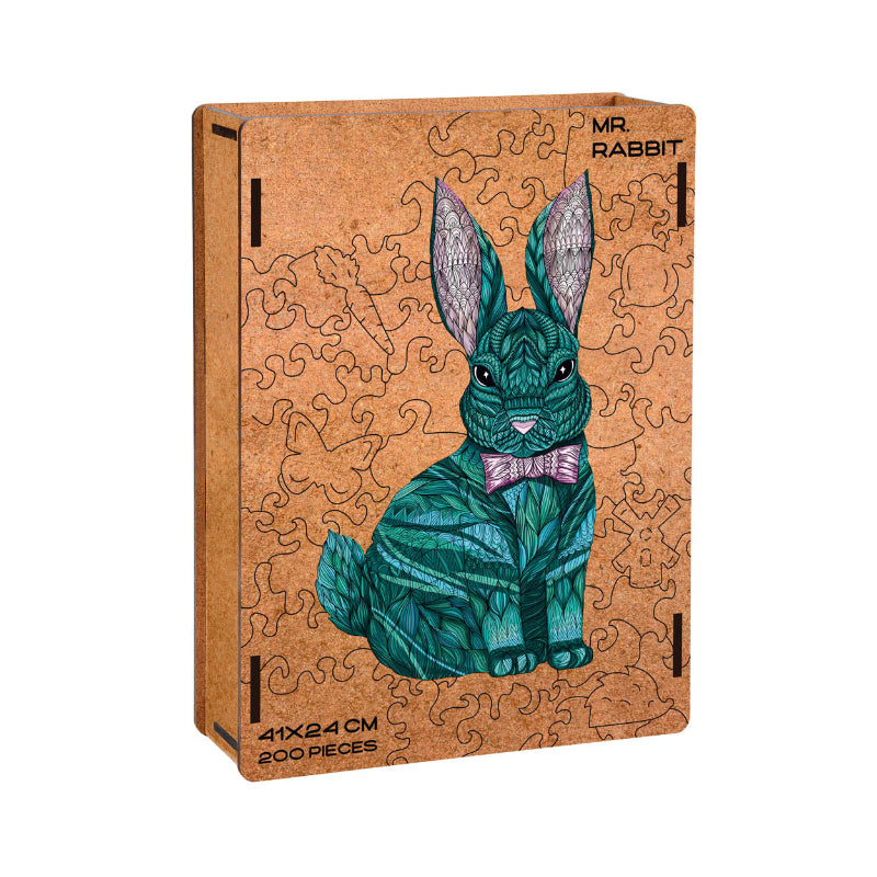 Rabbit Wooden Jigsaw Puzzle