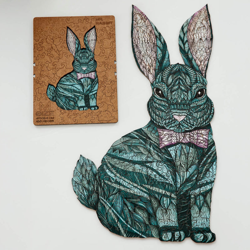 Rabbit Wooden Jigsaw Puzzle