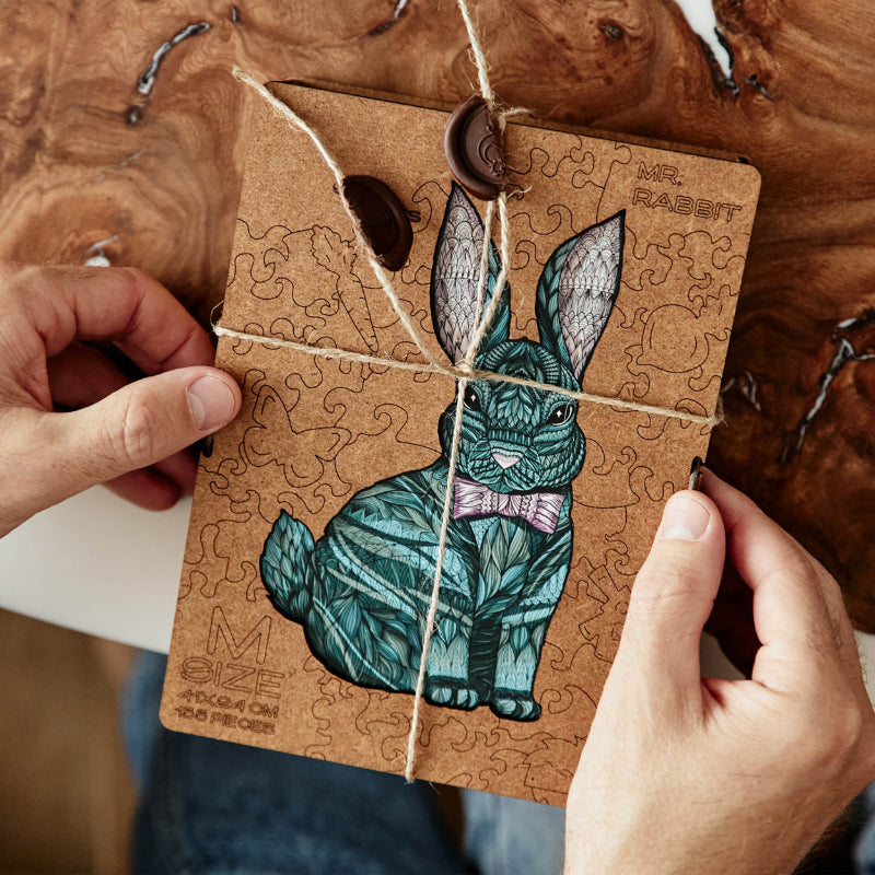 Rabbit Wooden Jigsaw Puzzle