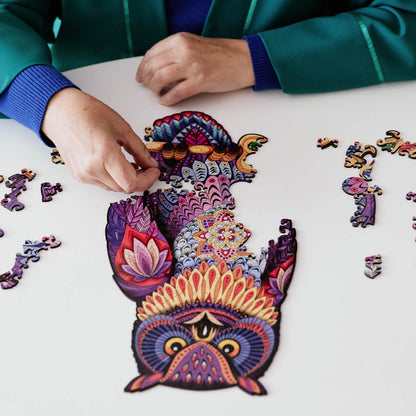 Artistic Owl Jigsaw Puzzle