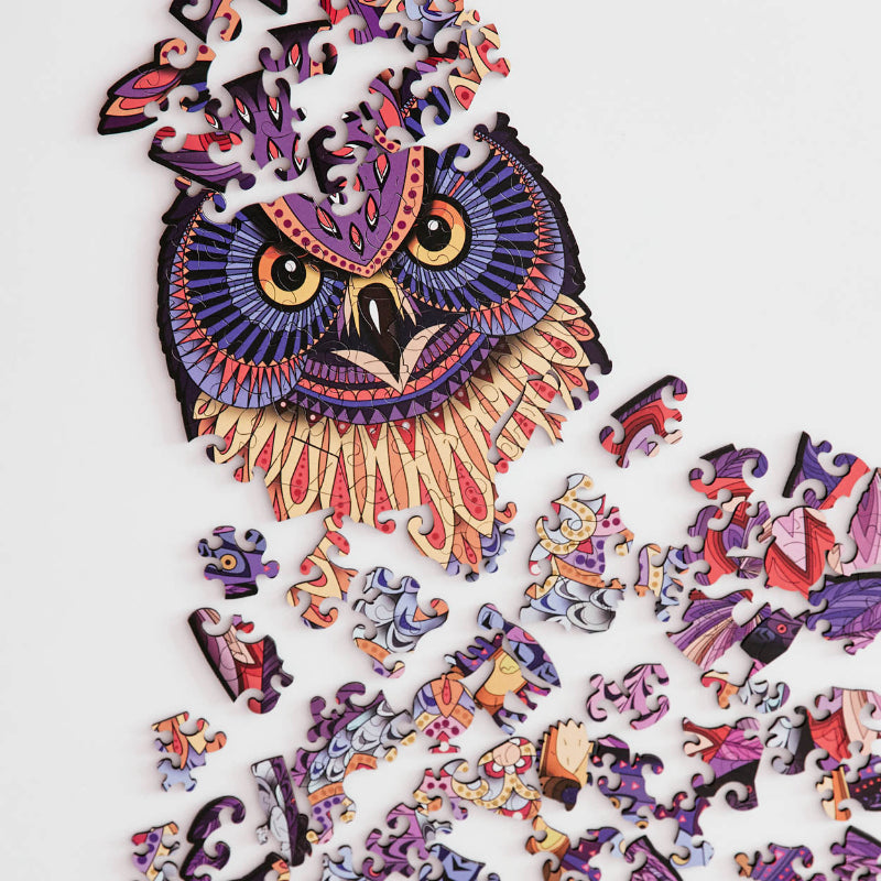 Artistic Owl Jigsaw Puzzle