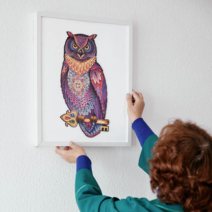 Artistic Owl Jigsaw Puzzle