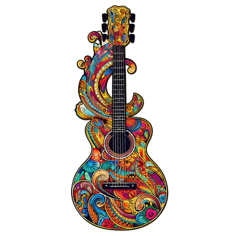 Guitar Wooden Jigsaw Puzzle